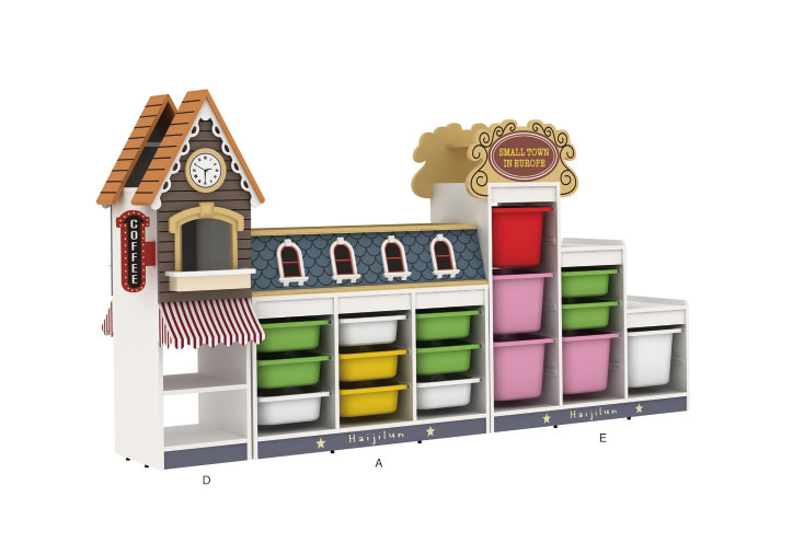 造型玩具收纳柜，幼儿园木质柜，多功能储物柜
